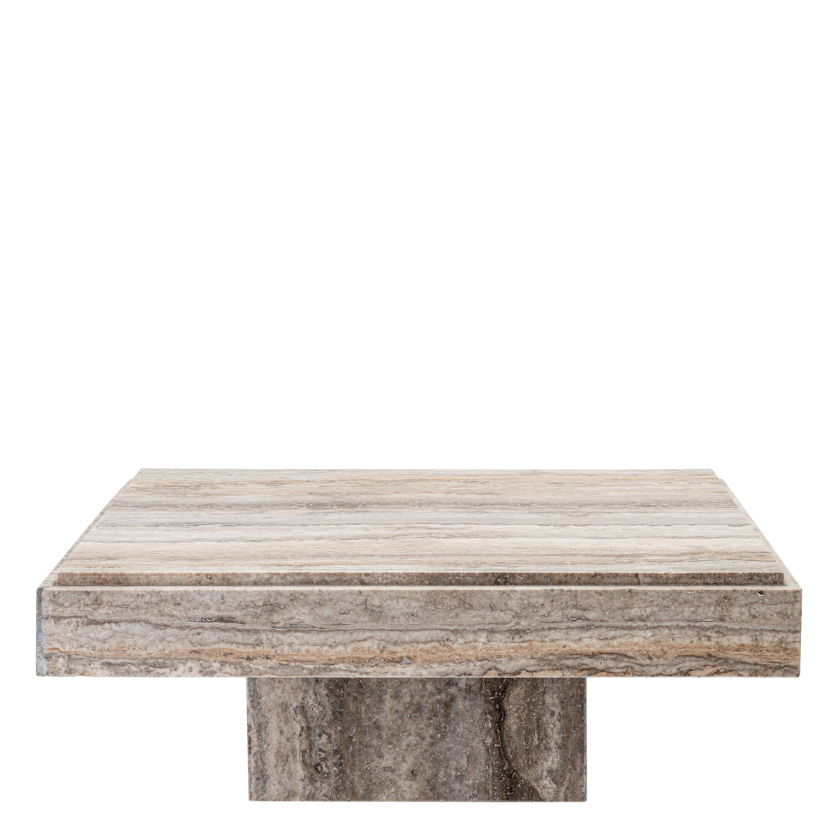 Square Travertine Coffee Table Sartoria | Eichholtz Miami