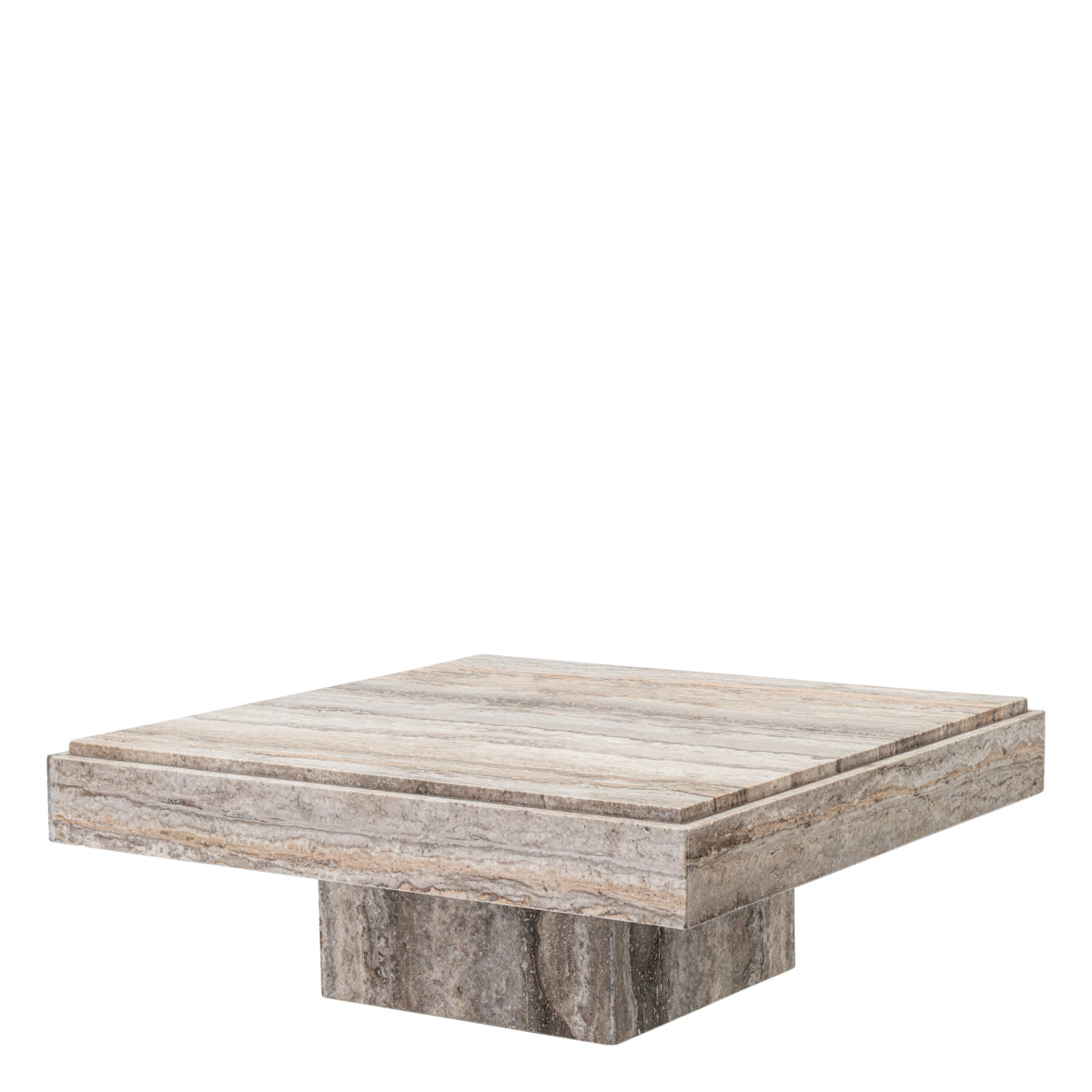 Square Travertine Coffee Table Sartoria | Eichholtz Miami
