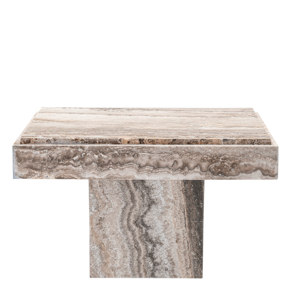 Travertine Side Table Sartoria | Eichholtz Miami