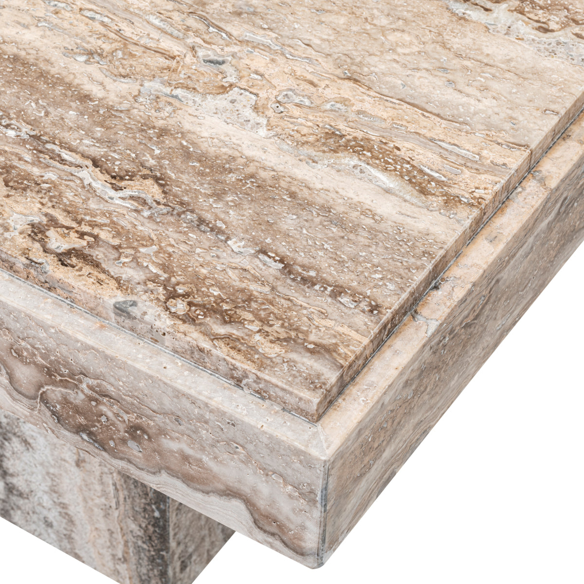 Travertine Side Table Sartoria | Eichholtz Miami