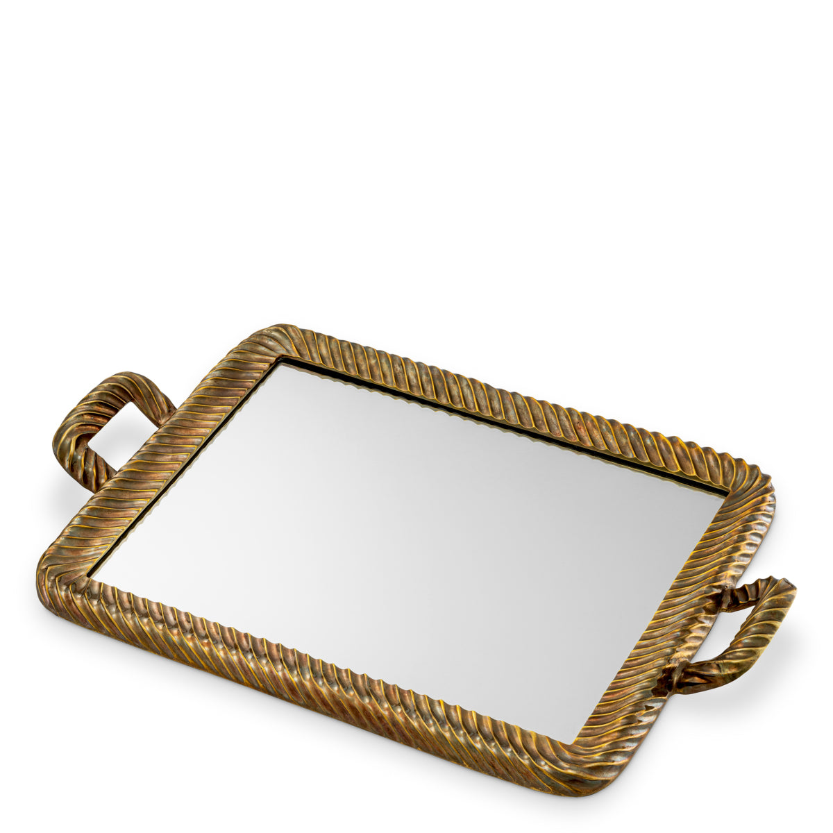 Vintage Brass Tray Montmartre | Eichholtz Miami
