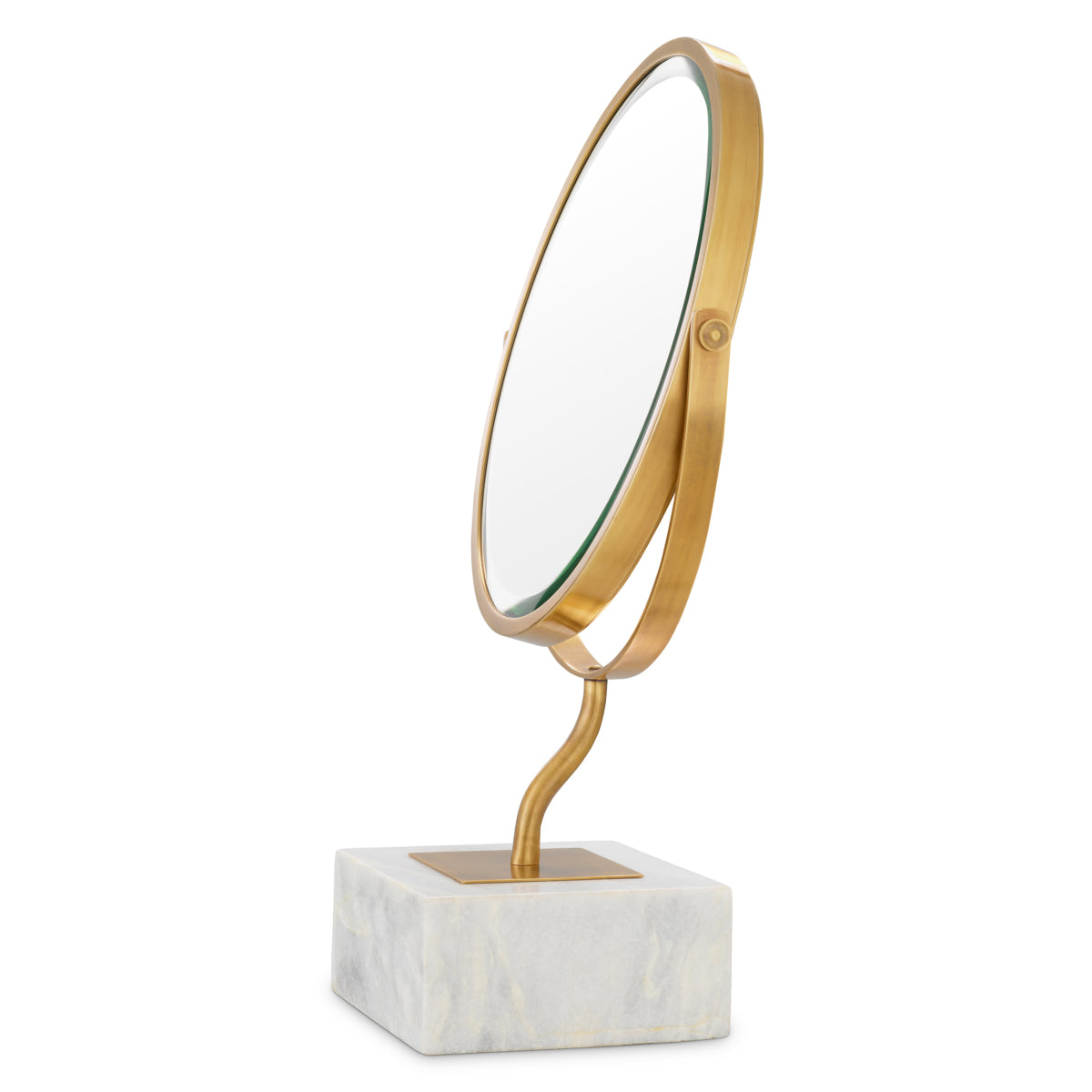 White Marble Table Mirror Jovanni | Eichholtz Miami