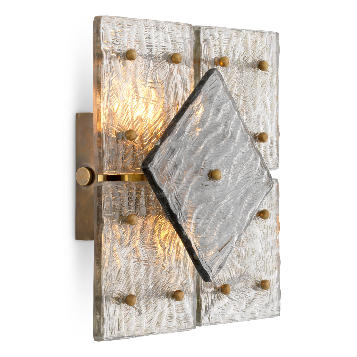 Geometric Glass Wall Lamp Hestia | Eichholtz Miami