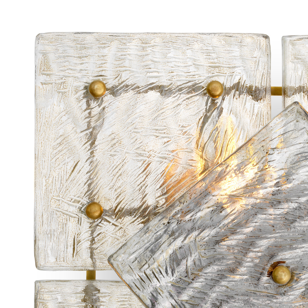 Geometric Glass Wall Lamp Hestia | Eichholtz Miami