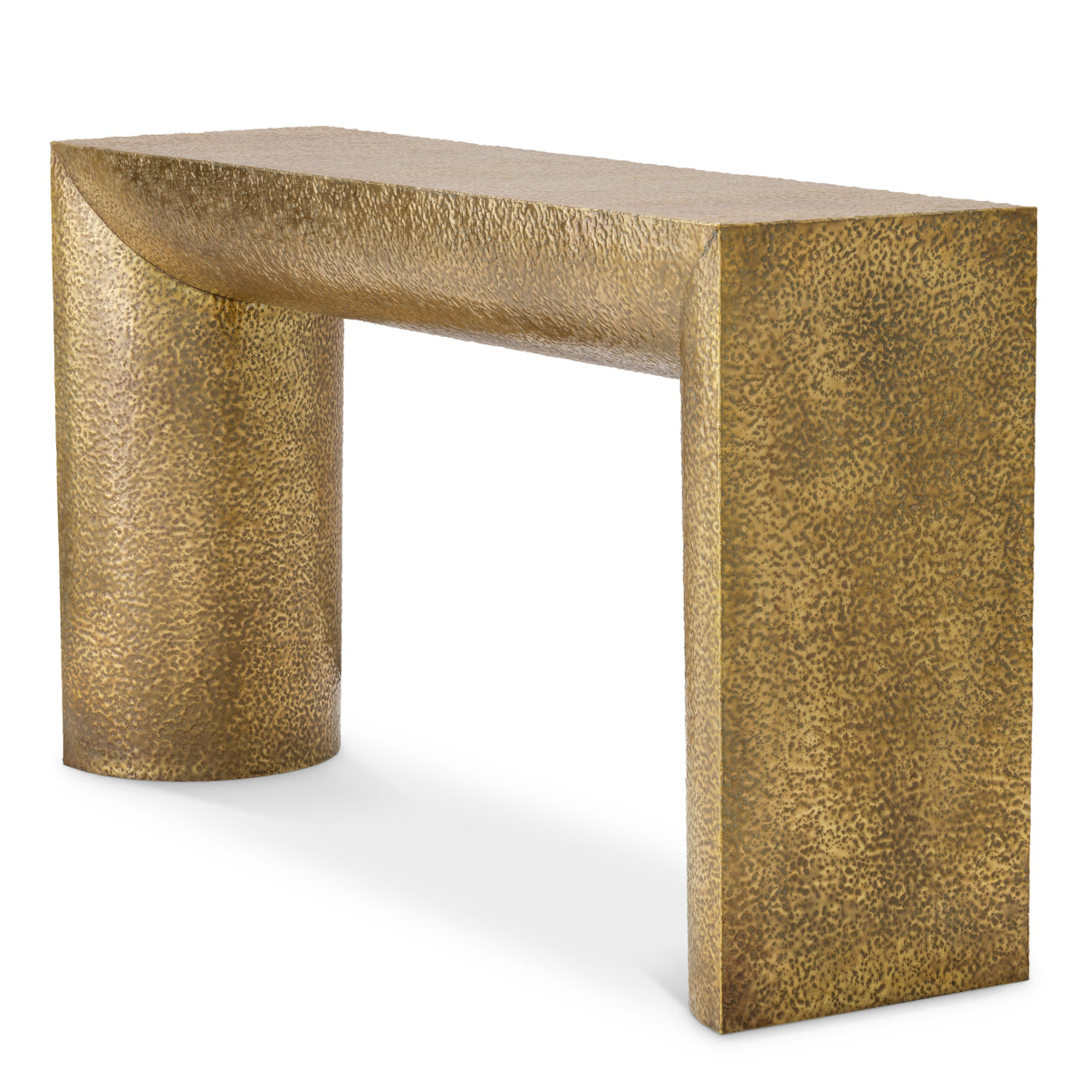 Gold Hammered Console Table Drayton | Eichholtz Miami
