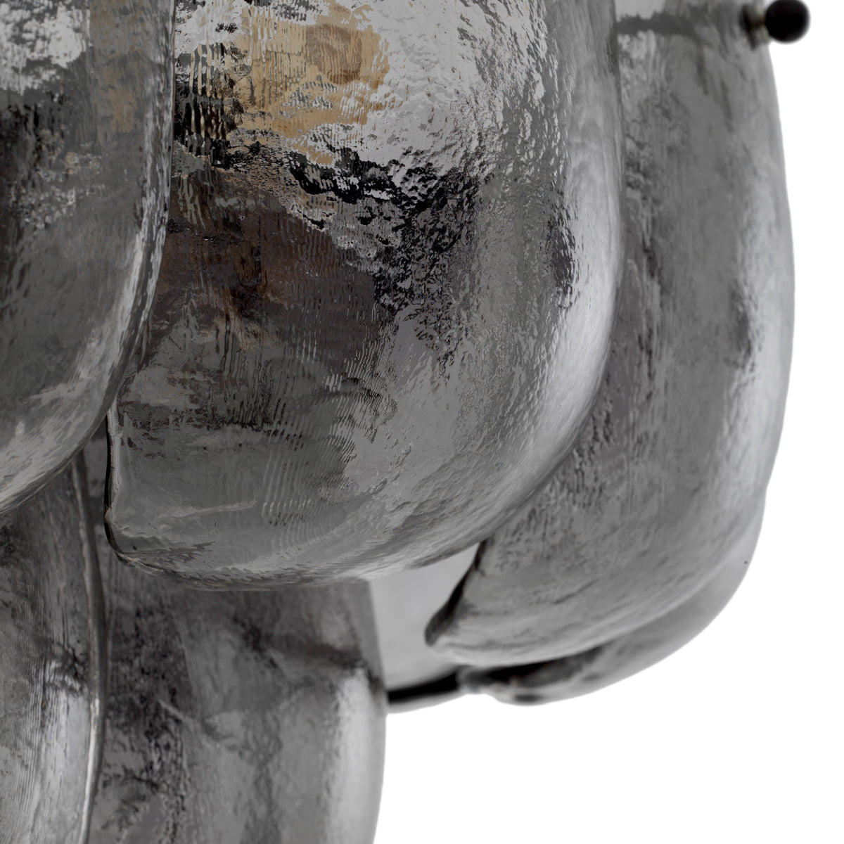 Thick Glass Metal Chandelier Gustave | Eichholtz Miami