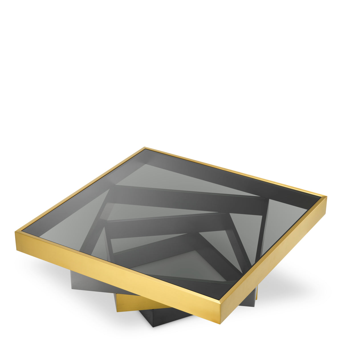 Smoke Glass Coffee Table Zamora | Eichholtz Miami