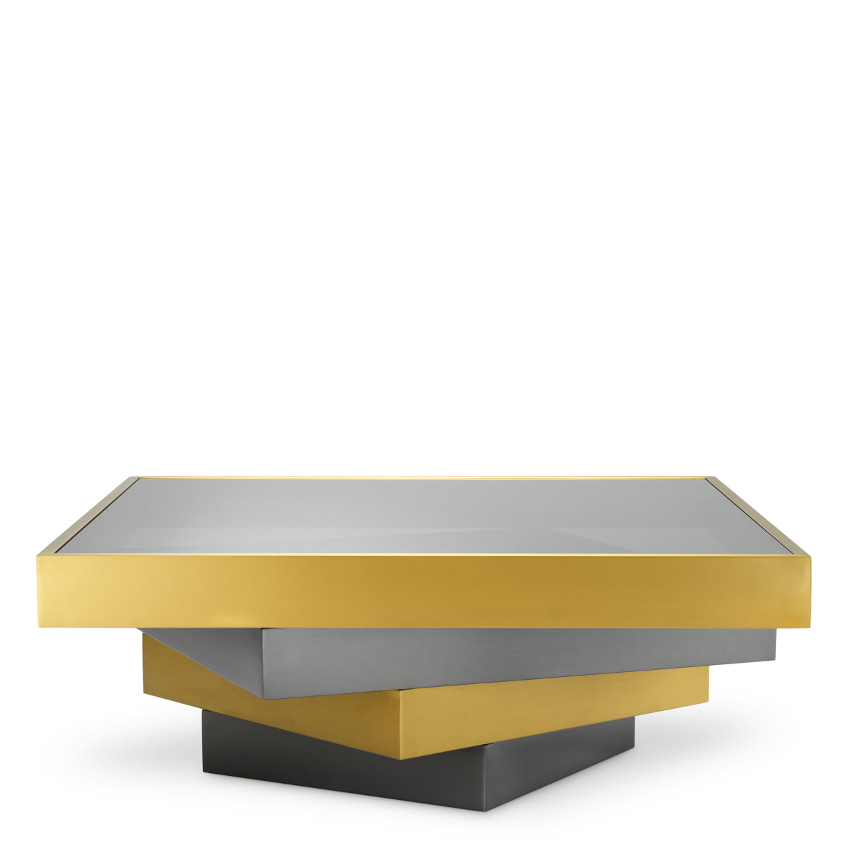 Smoke Glass Coffee Table Zamora | Eichholtz Miami