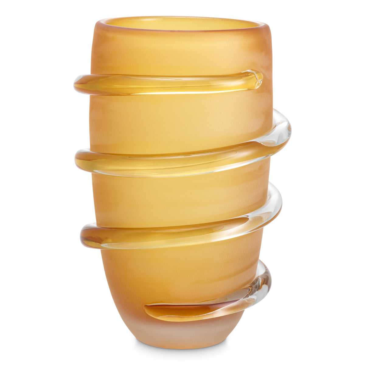 Yellow Glass Vase Eliano | Eichholtz Miami