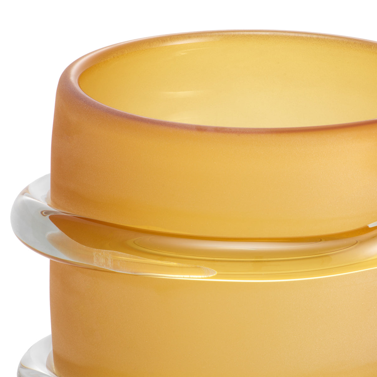 Yellow Glass Vase Eliano | Eichholtz Miami