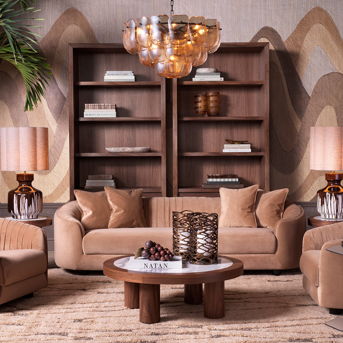 Yellow Glass Vase Eliano | Eichholtz Miami