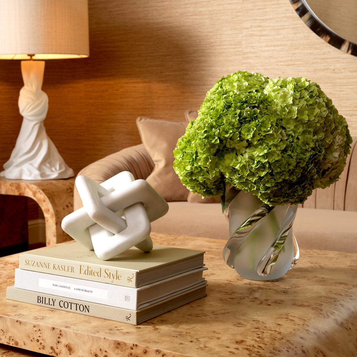 Frosted Glass Vase Celestino | Eichholtz Miami