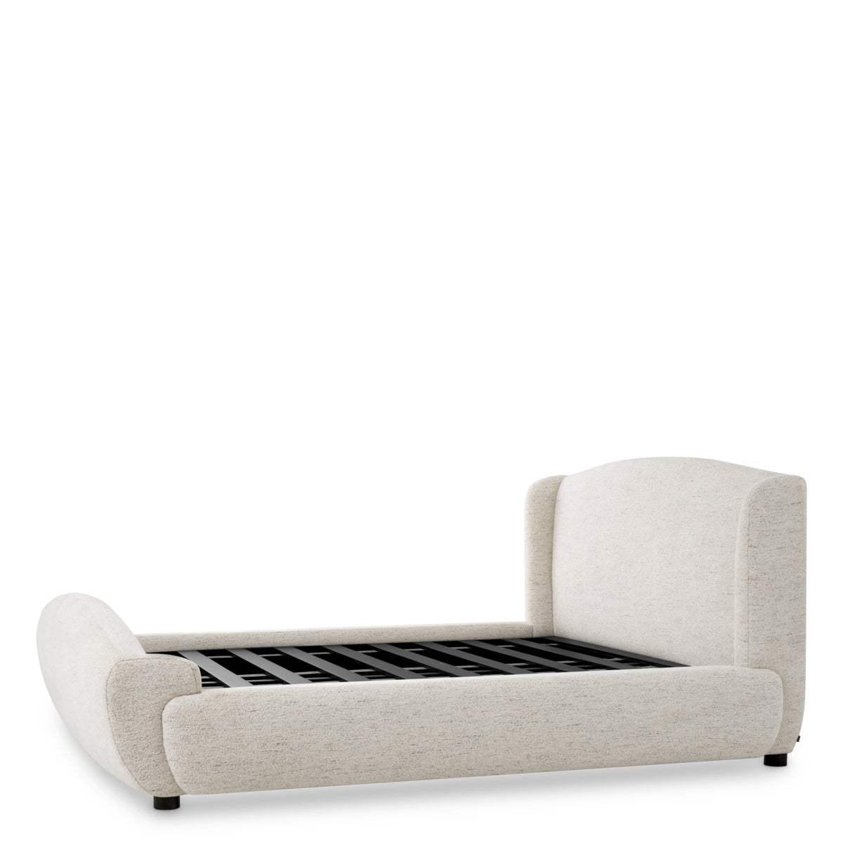 Off-White Upholstered Bed Frame Mellory | Eichholtz Miami