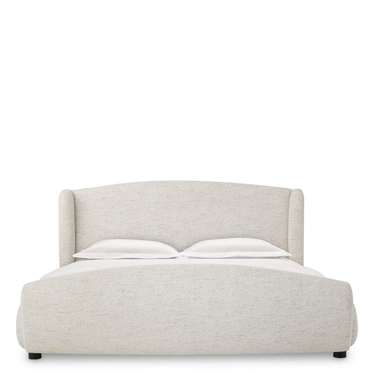 Off-White Upholstered Bed Frame Mellory | Eichholtz Miami