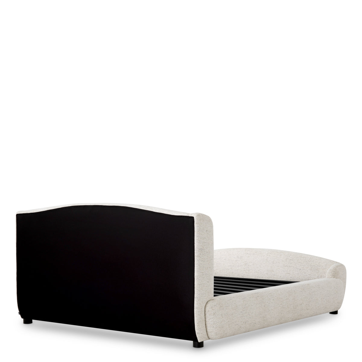 Off-White Upholstered Bed Frame Mellory | Eichholtz Miami
