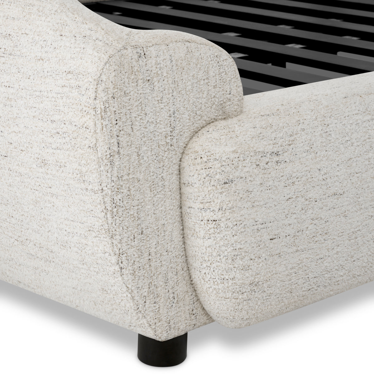Off-White Upholstered Bed Frame Mellory | Eichholtz Miami