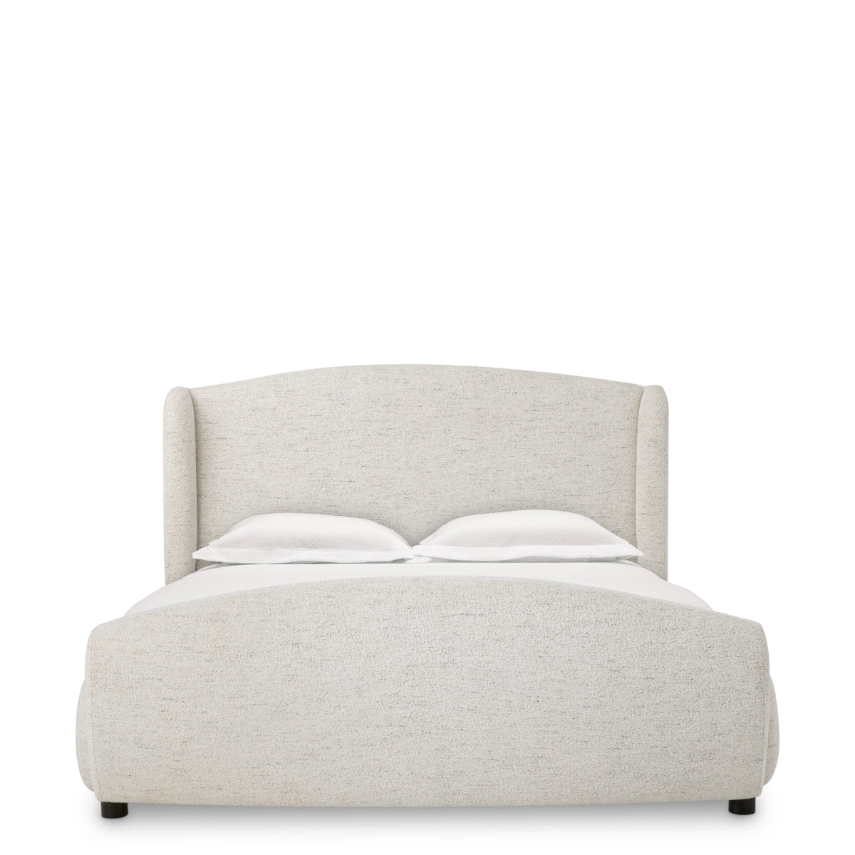 Off-White Upholstered Bed Frame Mellory | Eichholtz Miami