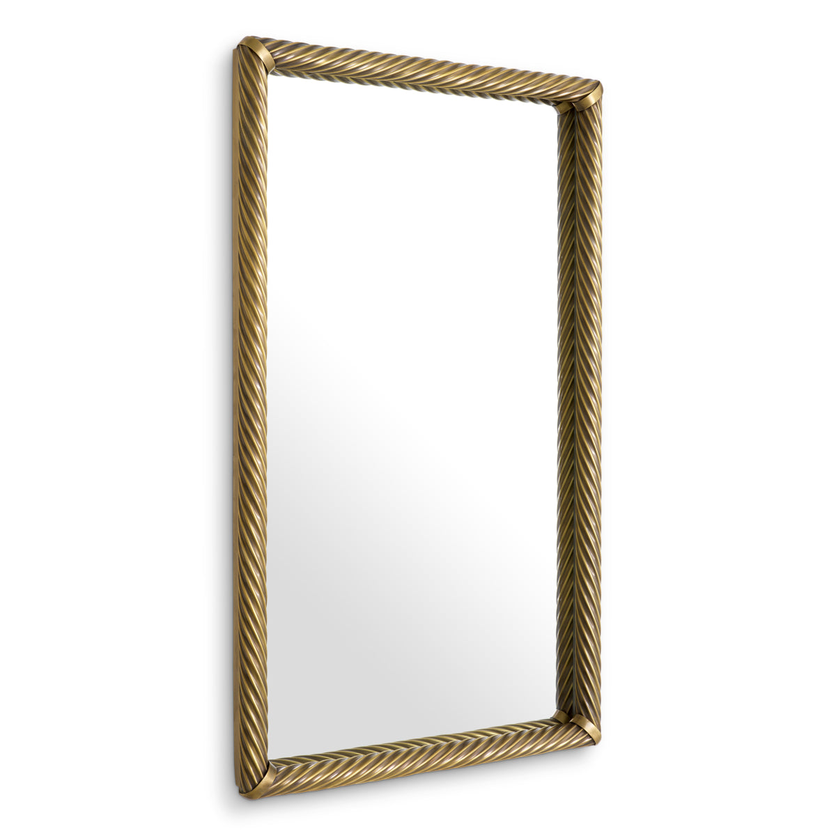 Vintage Brass Mirror Salvi | Eichholtz Miami