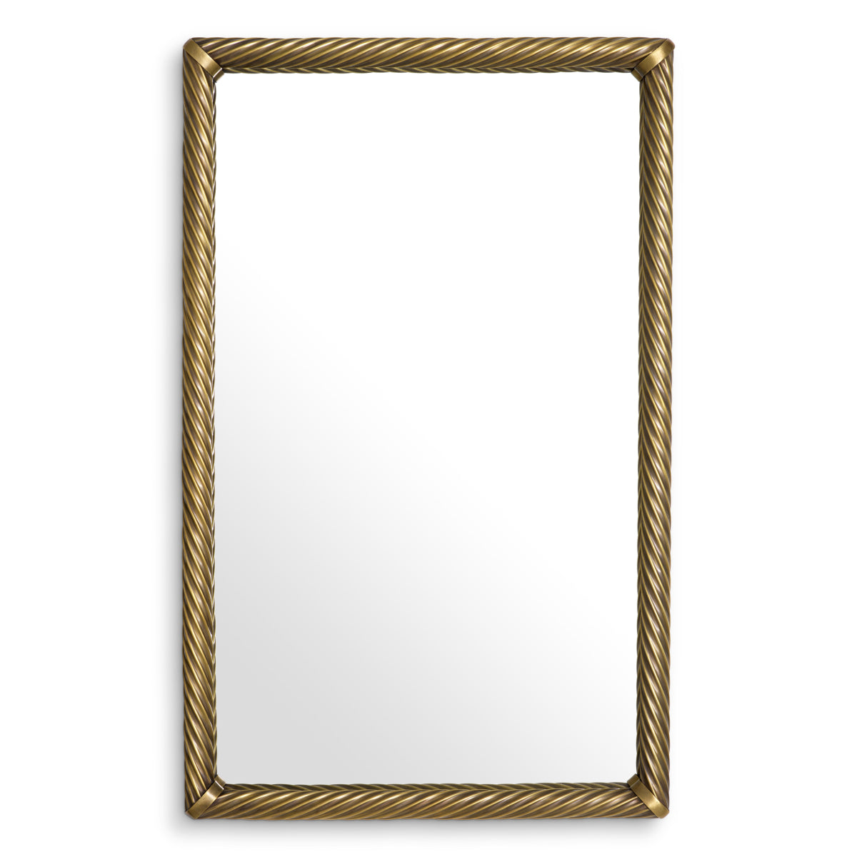 Vintage Brass Mirror Salvi | Eichholtz Miami