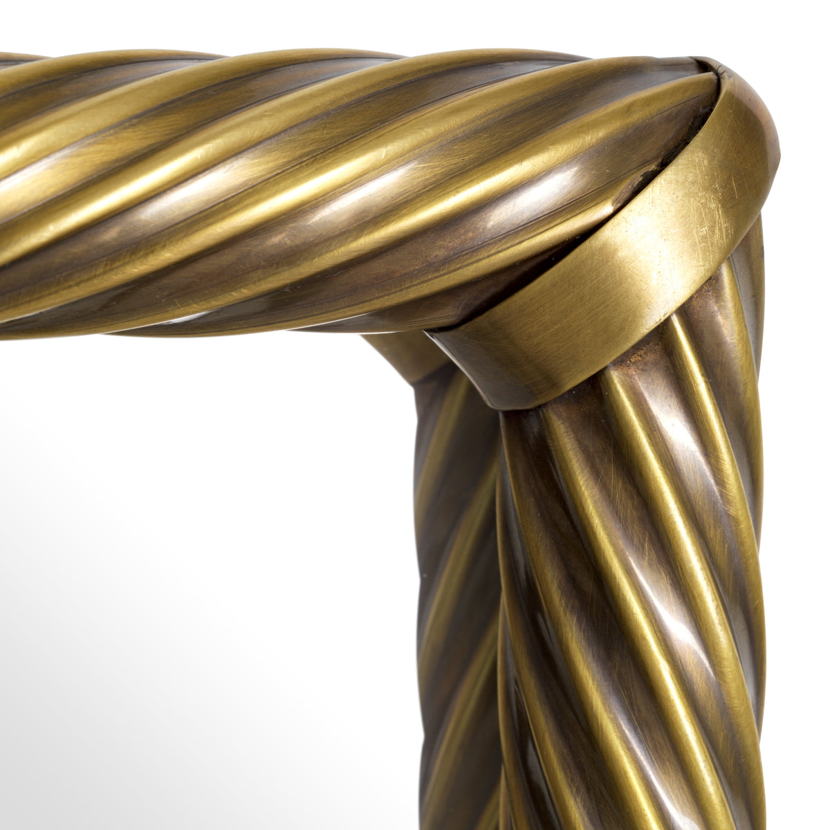 Vintage Brass Mirror Salvi | Eichholtz Miami