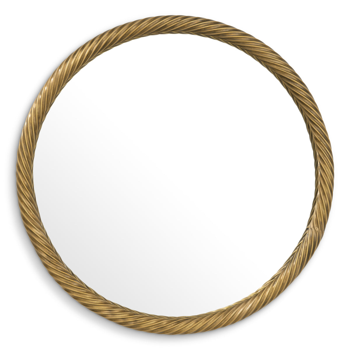 Vintage Brass Mirror Salvi | Eichholtz Miami