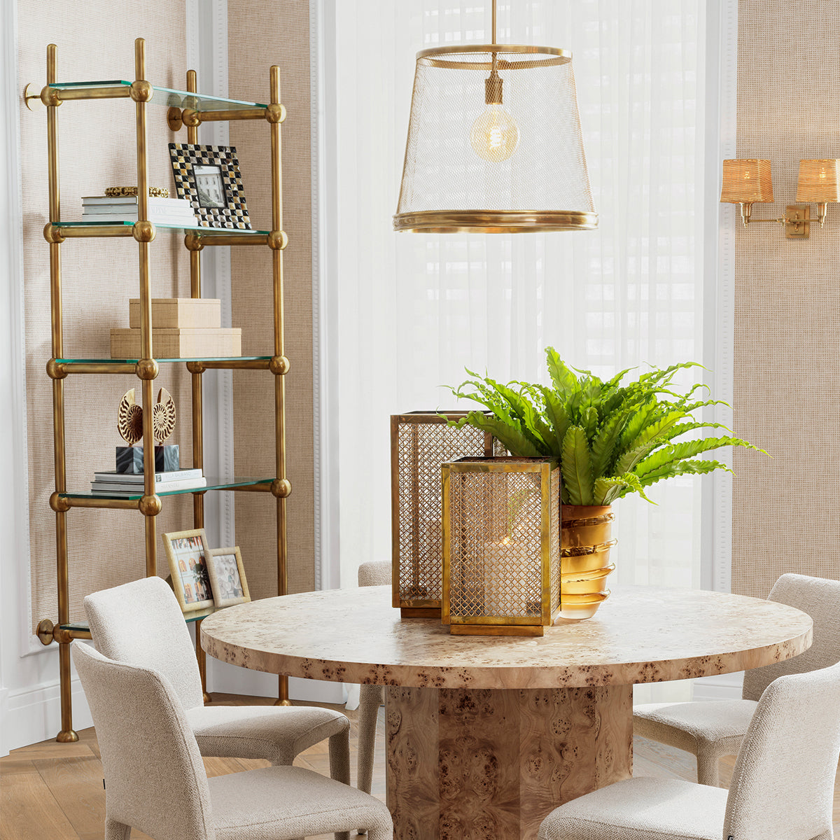 Brass Wall Cabinet Monforte | Eichholtz Miami