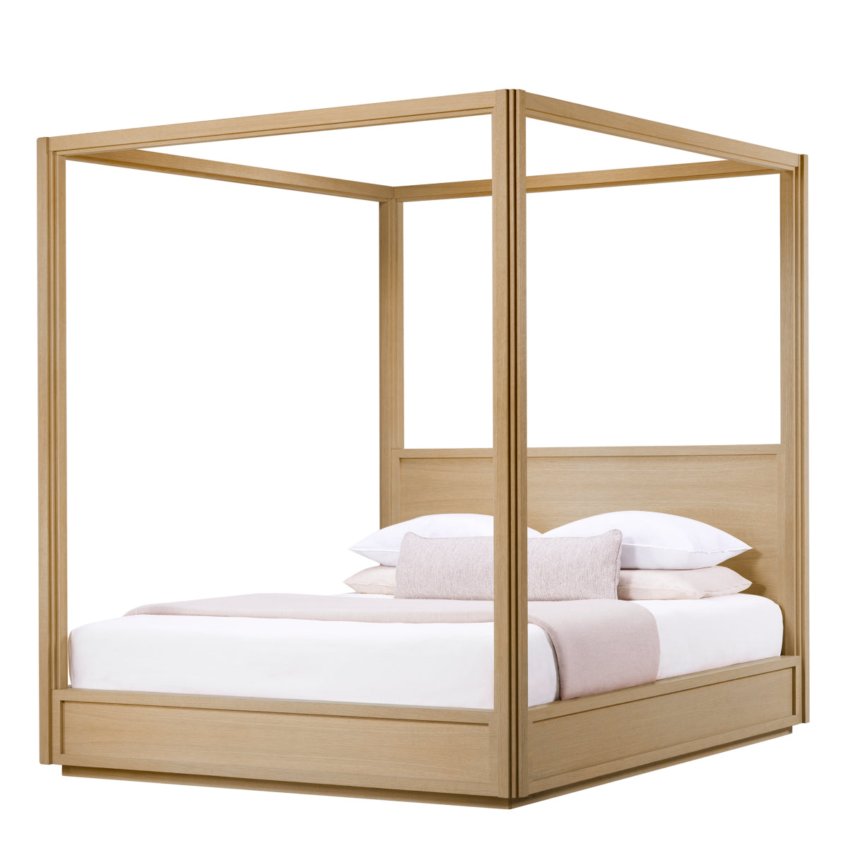 Oak Canopy King Bed - Thumbnail 2