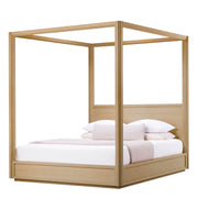 Oak Canopy King Bed Tribeca | Eichholtz Miami
