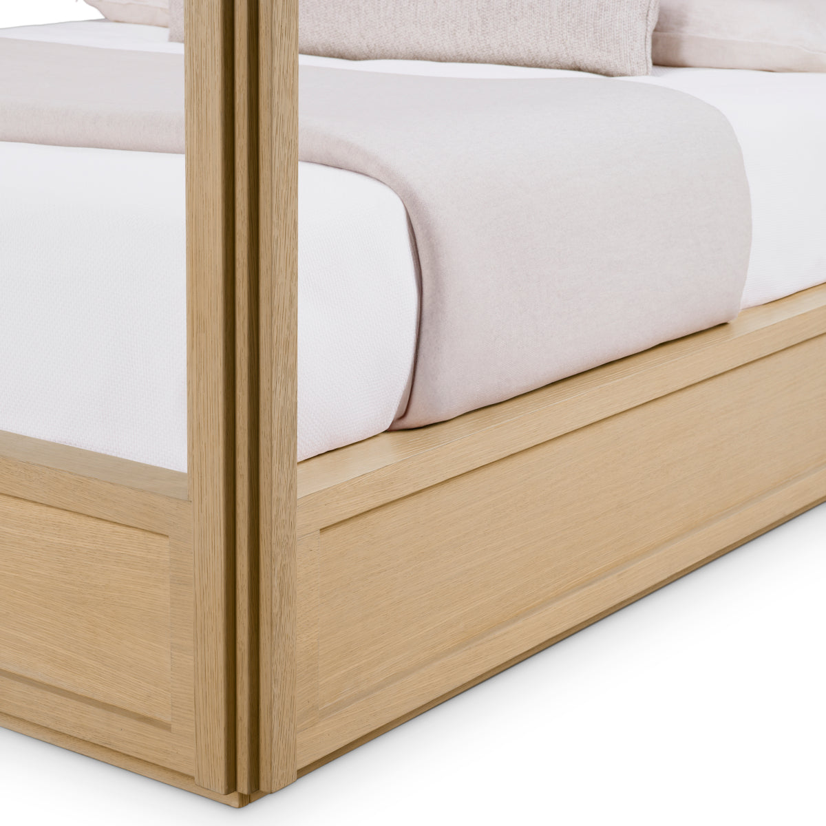 Oak Canopy King Bed Tribeca | Eichholtz Miami