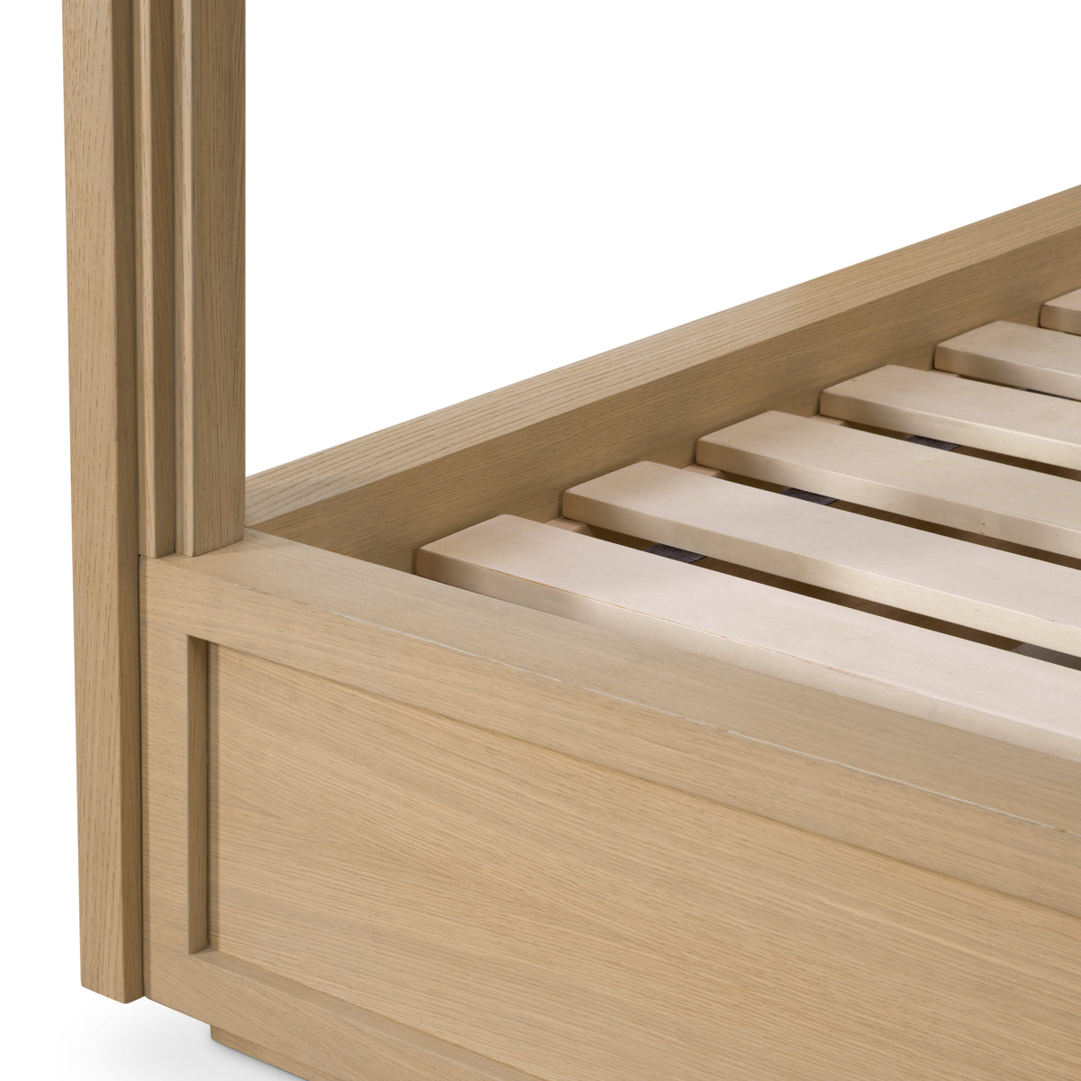 Oak Canopy King Bed Tribeca | Eichholtz Miami