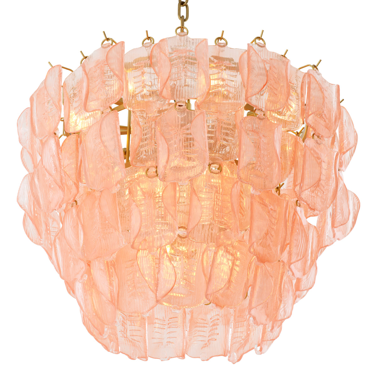Tiered Glass Chandelier Solange | Eichholtz Miami