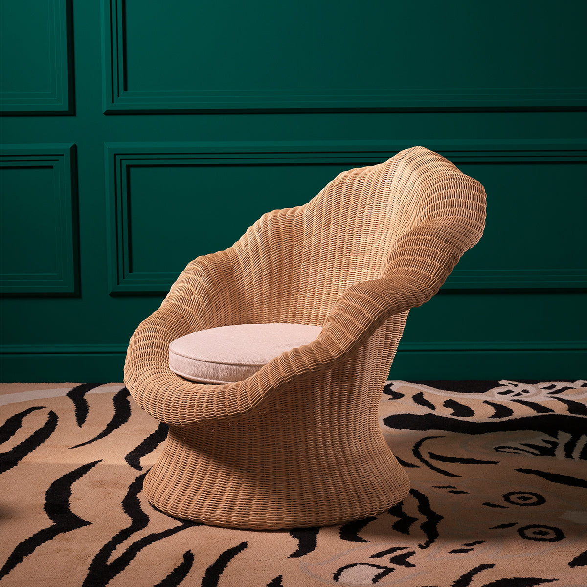 Rattan Weave Lounge Chair Somerly | Eichholtz Miami