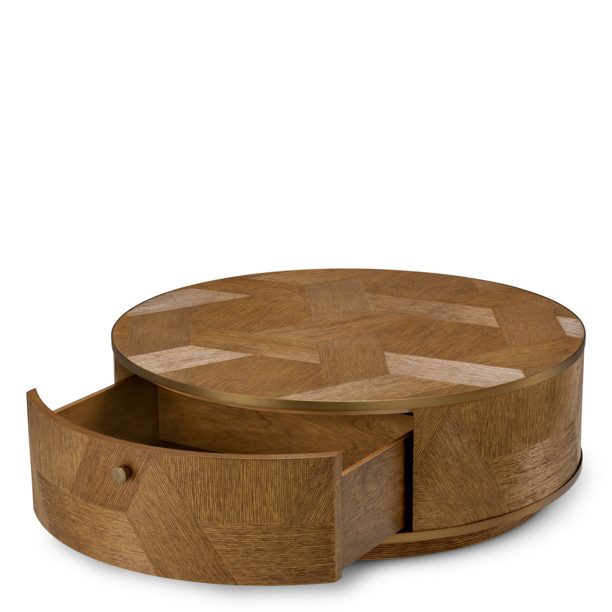 Caramel Oak Coffee Table Velutto | Eichholtz Miami
