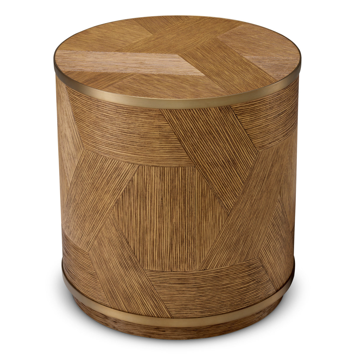 Caramel Oak Side Table Velutto | Eichholtz Miami