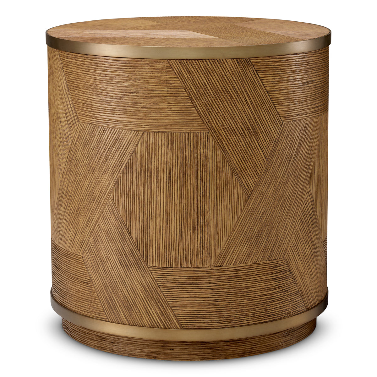 Caramel Oak Side Table Velutto | Eichholtz Miami