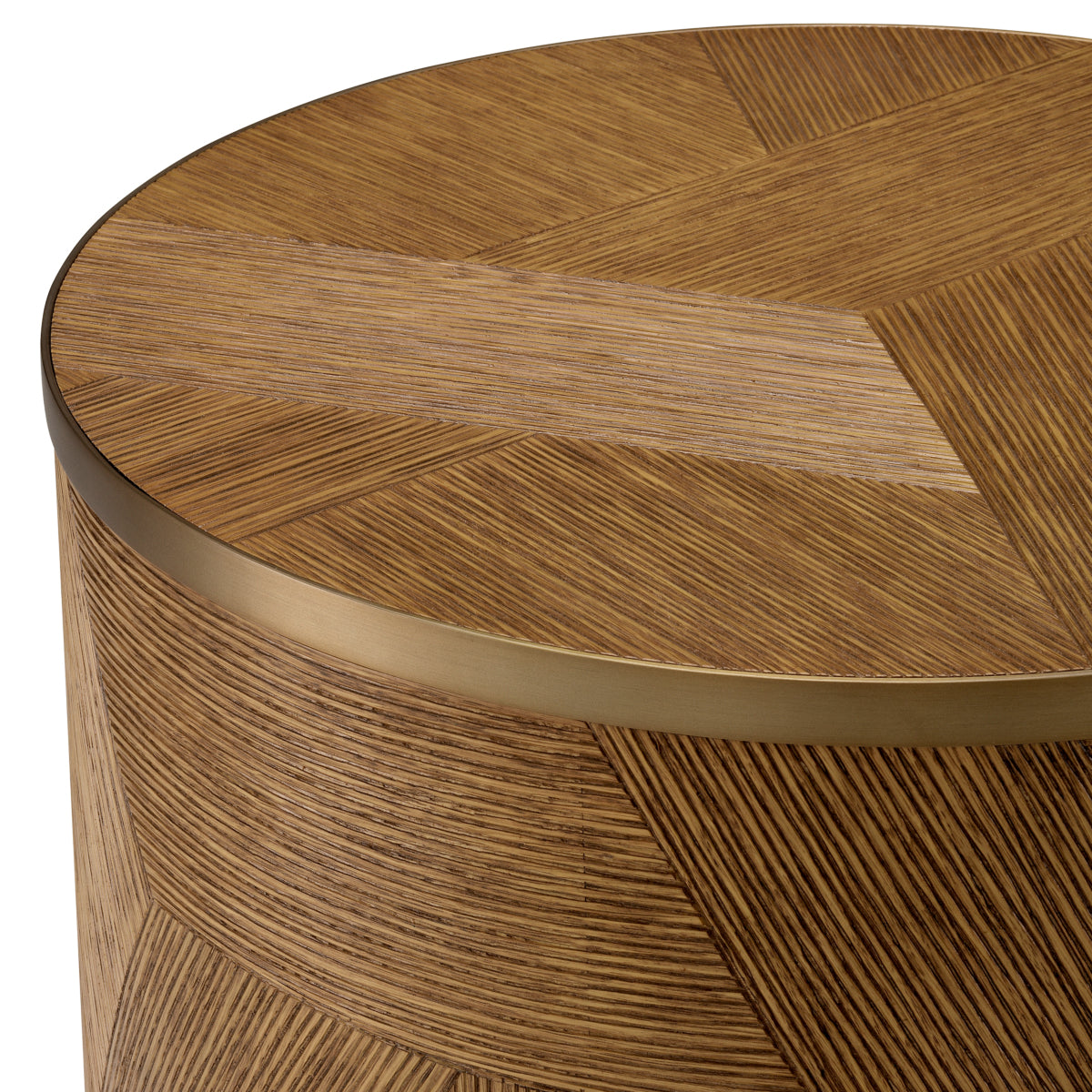Caramel Oak Side Table Velutto | Eichholtz Miami