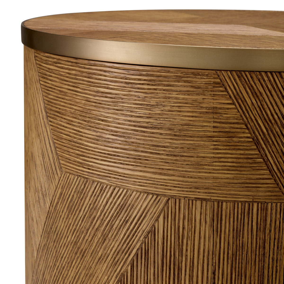 Caramel Oak Side Table Velutto | Eichholtz Miami