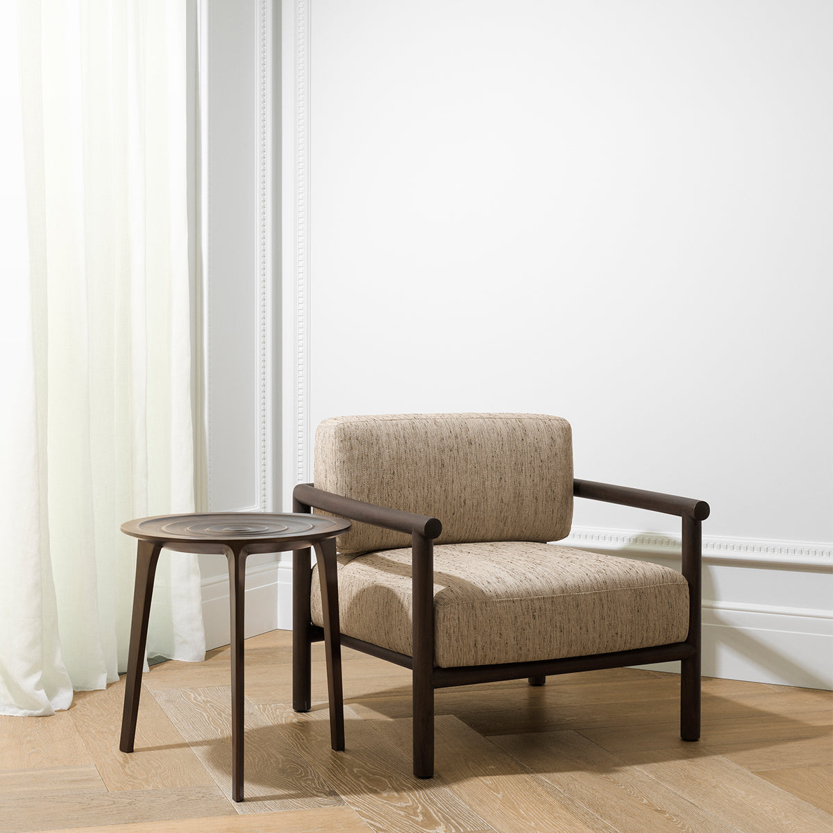 Bronze Cast Side Table Granito | Eichholtz Miami