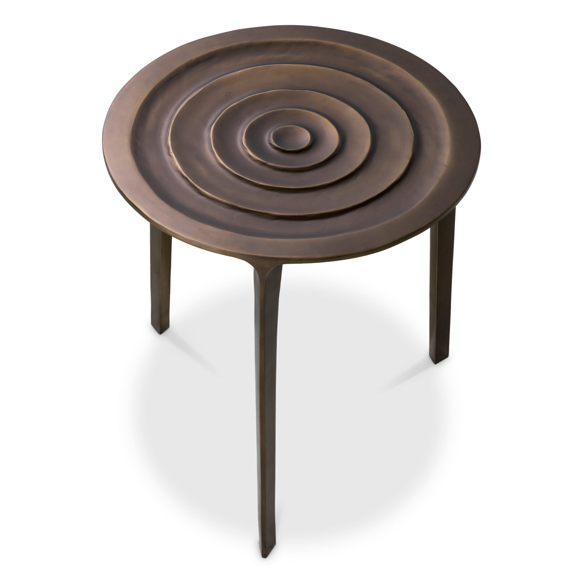 Bronze Cast Side Table Granito | Eichholtz Miami