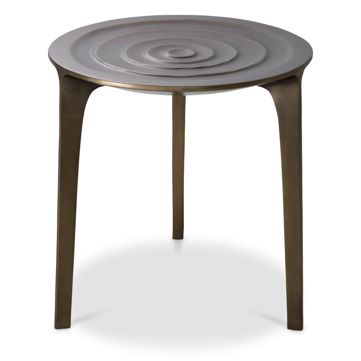 Bronze Cast Side Table Granito | Eichholtz Miami