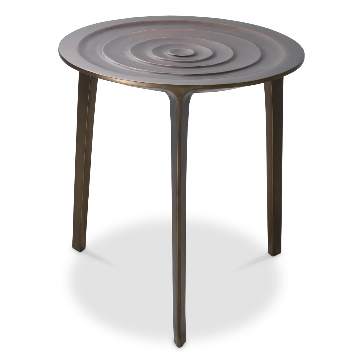 Bronze Cast Side Table Granito | Eichholtz Miami