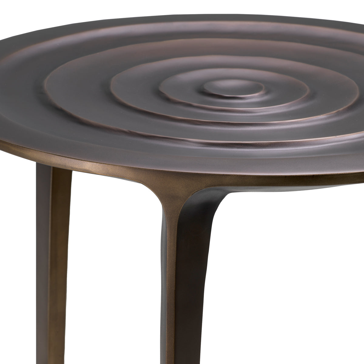 Bronze Cast Side Table Granito | Eichholtz Miami