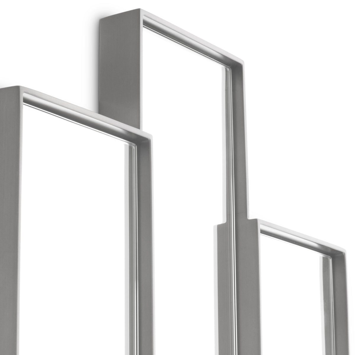 Brushed Steel Mirror Novella | Eichholtz Miami