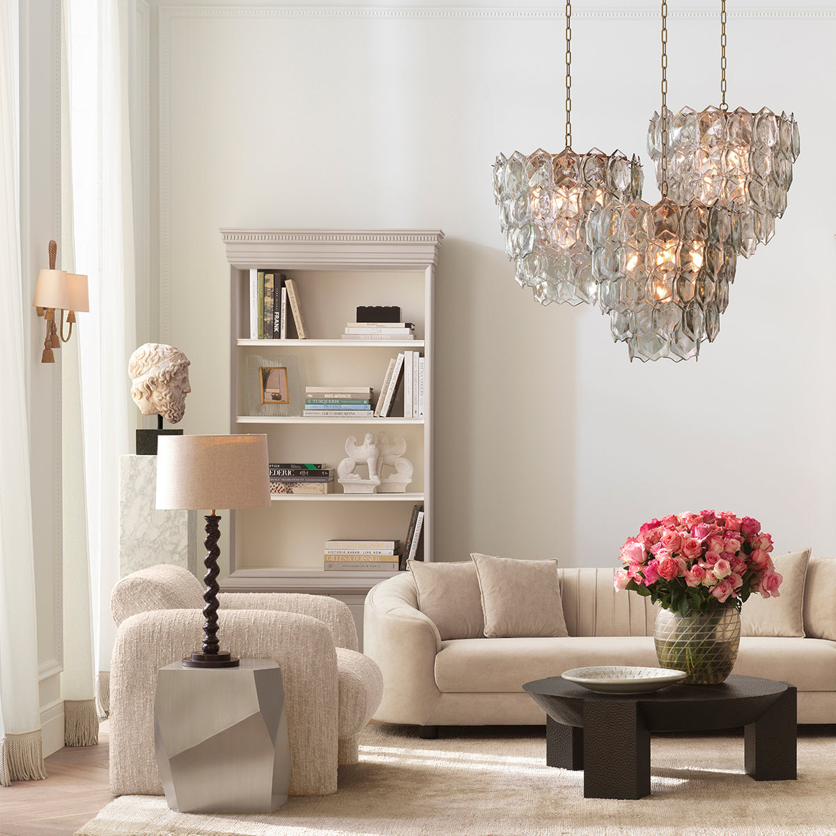 Brushed Steel Side Table Ramiro | Eichholtz Miami