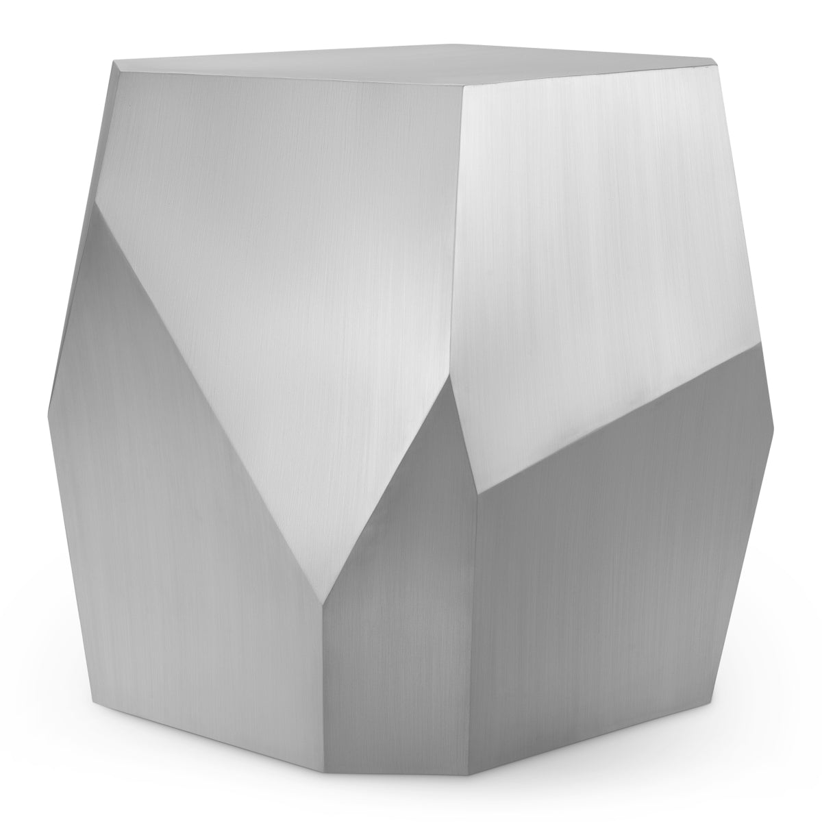 Brushed Steel Side Table Ramiro | Eichholtz Miami