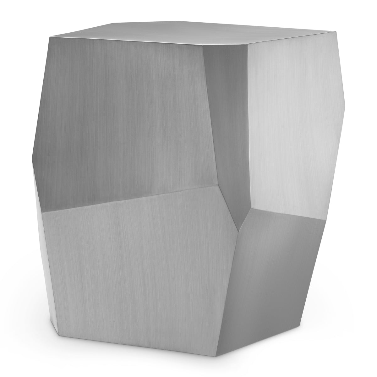 Brushed Steel Side Table Ramiro | Eichholtz Miami