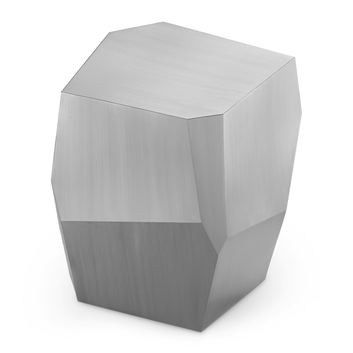 Brushed Steel Side Table Ramiro | Eichholtz Miami