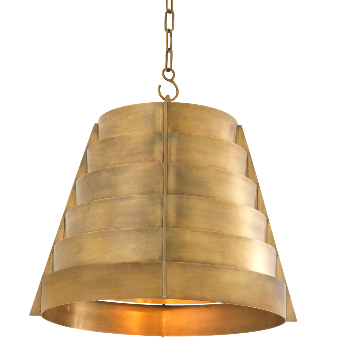 Vintage Brass Pendant Light Fitzroy | Eichholtz Miami