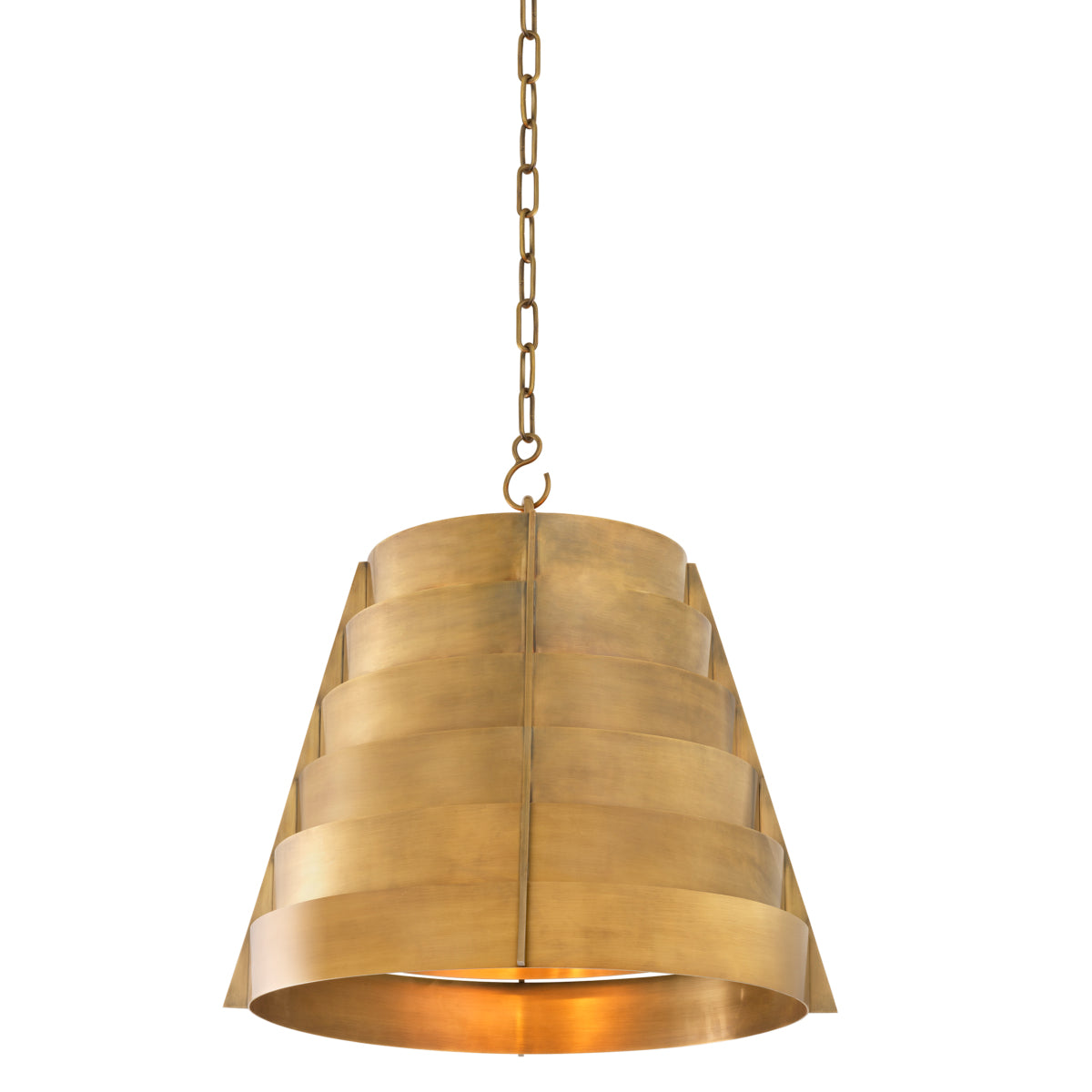 Vintage Brass Pendant Light Fitzroy | Eichholtz Miami