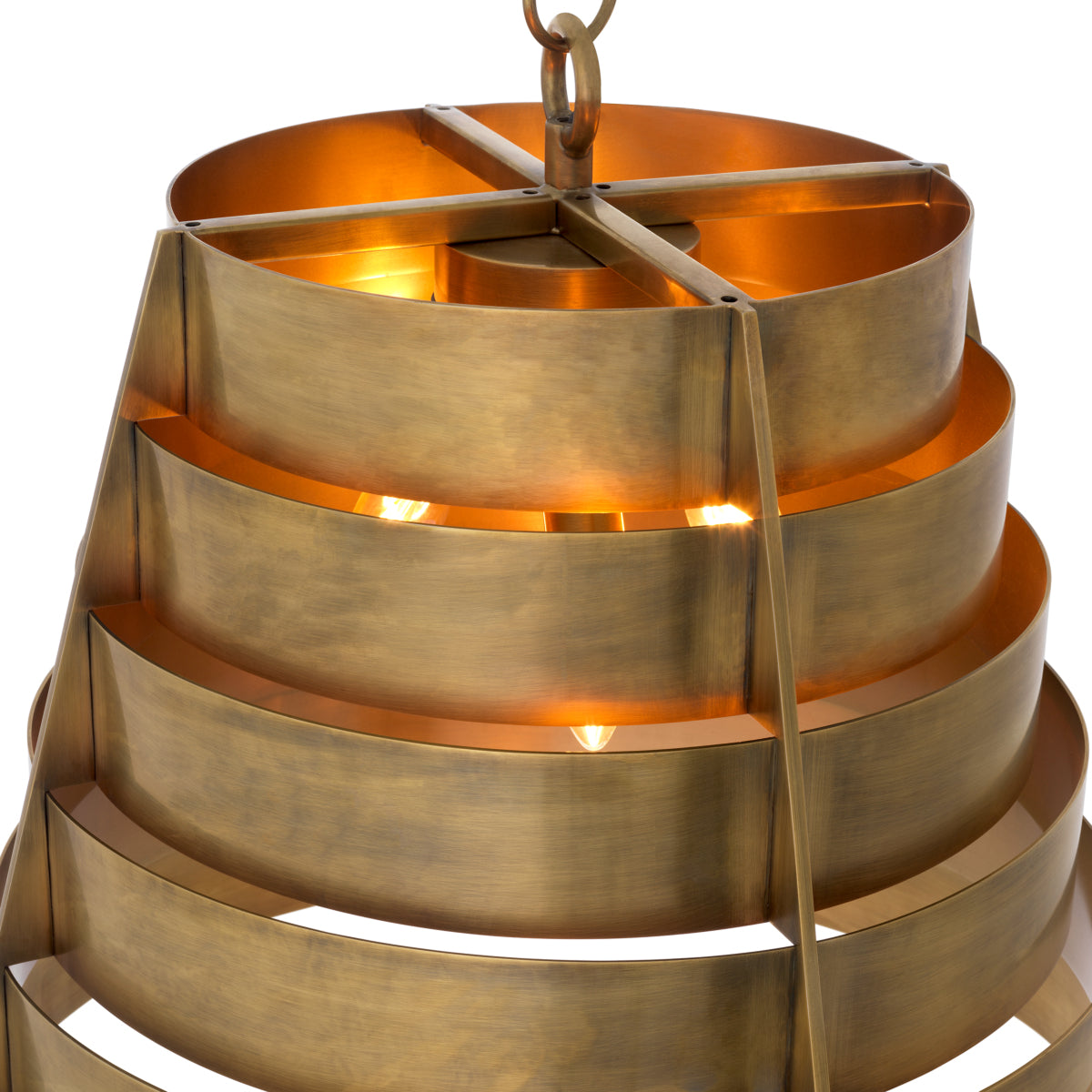 Vintage Brass Pendant Light Fitzroy | Eichholtz Miami